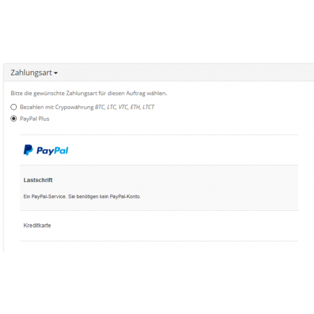 PayPal Plus OpenCart up to 3.0.4.x